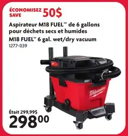 Home Hardware M18 FUEL 6 gal. wet/dry vacuum 1277-039 offer
