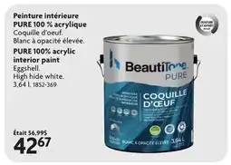 Home Hardware PURE 100% acrylic interior paint offer