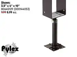RONA PYLEX 3.5 x 4 x 10 supports and screw anchors offer