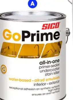 RONA 3.78-L. cans pails of SICO GoPrime primer offer