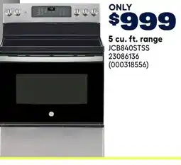 RONA 5 cu. ft. range offer