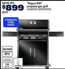 RONA Napoleon Rogue 525 propane gas grill offer