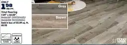 RONA Vinyl flooring 7.09 x 48.03 offer