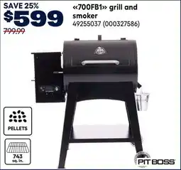 RONA Pit Boss 700FB1 grill and smoker offer