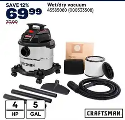 RONA CRAFTSMAN Wet/dry vacuum offer