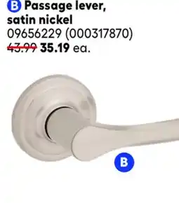 RONA Weiser Passage lever, satin nickel offer