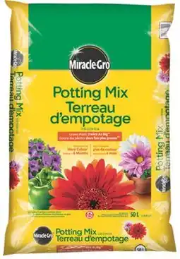 RONA MIRACLE GRO potting soils offer