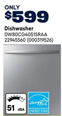 RONA SAMSUNG Dishwasher offer