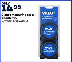 RONA VALU+ 2-pack measuring tapes 8 m x 25 mm offer