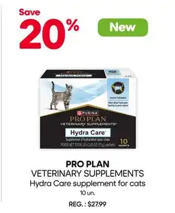 Mondou PRO PLAN VETERINARY SUPPLEMENTS Hydra Care supplement for cats offer
