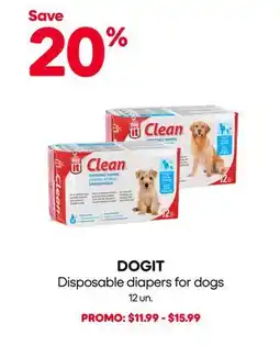 Mondou DOGIT Disposable diapers for dogs offer