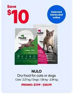 Mondou NULO Dry food for cats or dogs offer