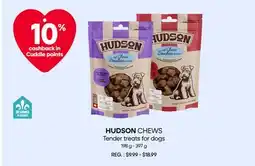 Mondou HUDSON CHEWS Tender treats for dogs offer