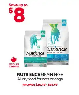 Mondou NUTRIENCE GRAIN FREE All dry food for cats or dogs offer