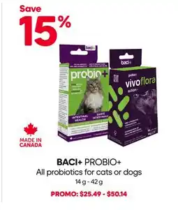 Mondou BACI + PROBIO + All probiotics for cats or dogs offer
