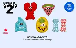 Mondou BOSCO AND ROXY'S Summer collection biscuit for dogs offer