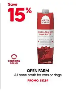 Mondou OPEN FARM All bone broth for cats or dogs offer