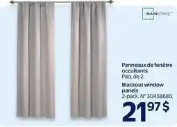 Walmart Blackout window panels offer