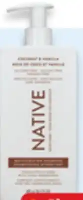 Walmart Native shampoo or conditioner offer