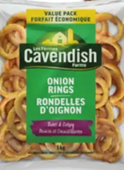 Walmart Cavendish Farms garlic sweet & crispy onion rings offer