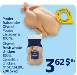 Walmart Olymel fresh whole chicken offer