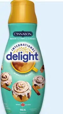Walmart International Delight Cinnabon coffee creamer offer