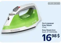 Walmart Easy Steam Iron offer