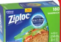 Walmart Ziploc freezer or sandwich bags offer