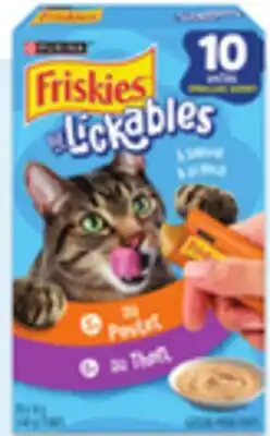 Walmart Friskies Lit' Lickables cat treats offer