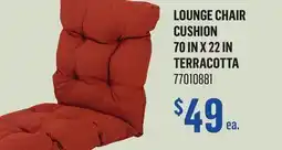 Canac Lounge Chair Cushion 70inx22in offer