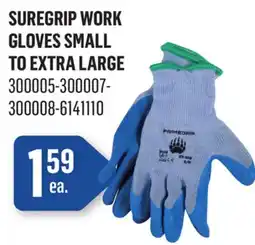 Canac Suregrip Work Gloves Small offer