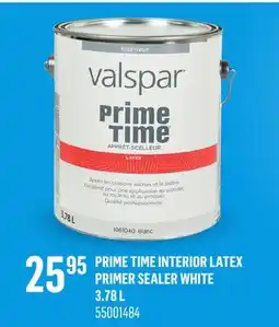 Canac Prime Time Interior Latex Primer Sealer White offer