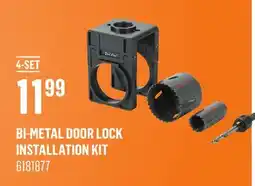 Canac Bi-Metal Door Lock Installation Kit offer