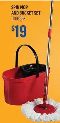Canac Spin Mop and Bucket Set offer
