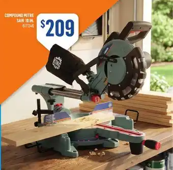 Canac Compound Mitre Saw 10 in offer