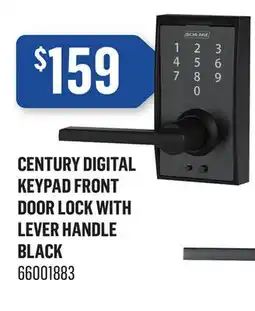 Canac Century Digital Keypad Front Door Lock with Lever Handle offer