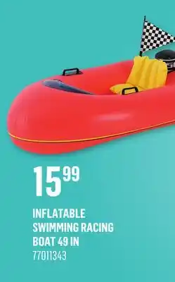 Canac Inflatable Swimming Pool Racing Boat 49in offer