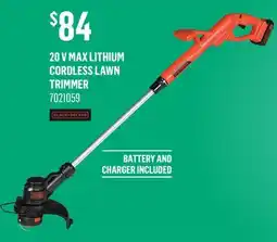 Canac 20 V Max Lithium Cordless Lawn Trimmer offer