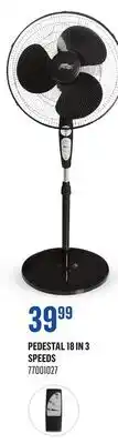 Canac Pedestal Fan 18 in 3 Speeds offer