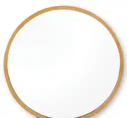 Canac Vasto Round Mirror with Natural Finish Wood Fibre Frame offer