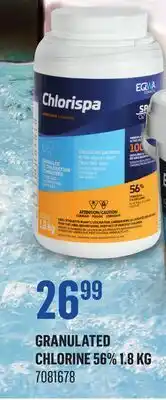 Canac Spa Granulated Chlorine 56% 1.8kg offer