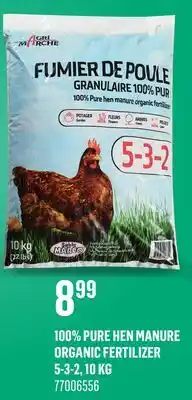 Canac 100% Pure Hen Manure Organic Fertilizer 5-3-2 offer