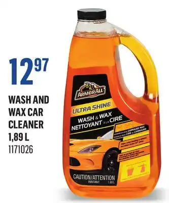Canac Wash and Wax Car Cleaner offer