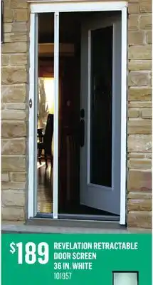 Canac Revelation Retractable Door Screen 36 in offer