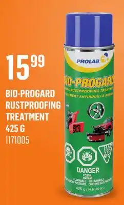 Canac Bio-Progard Rustproofing Treatment offer