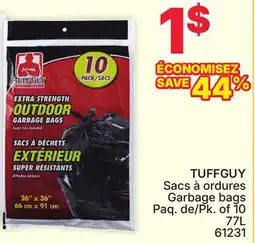 Rossy TUFFGUY Garbage bags offer