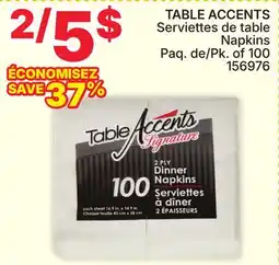 Rossy TABLE ACCENTS Napkins offer