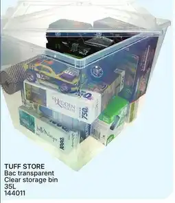 Rossy TUFF STORE Clear storage bin offer