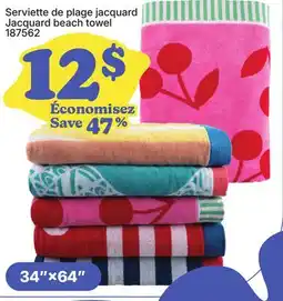 Rossy Jacquard beach towel offer