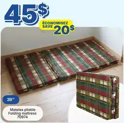 Rossy Folding mattress offer